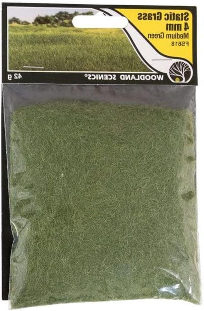 Statisch Gras - Model Gras - Landschap Maken - 4 mm Lengte - 1 Tas - Medium Groen