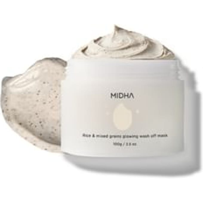 MIDHA - Rice & Mixed Grains Glowing Wash Off Mask 100ml