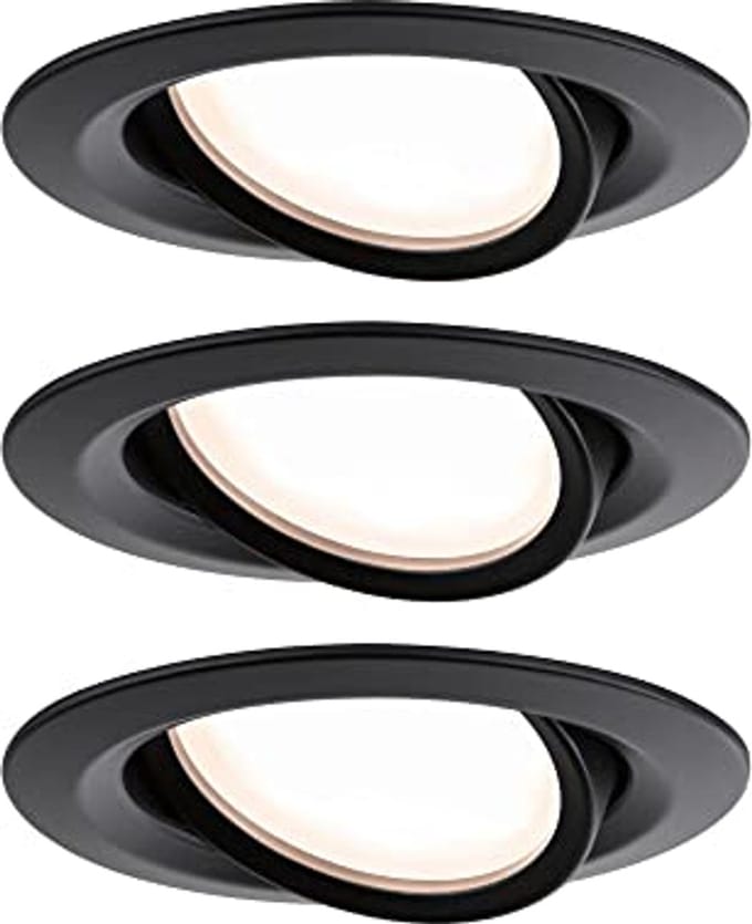 Inbouwlamp LED Rond 84mm met Dimbare Coin Basisset en 3x6W 2700K