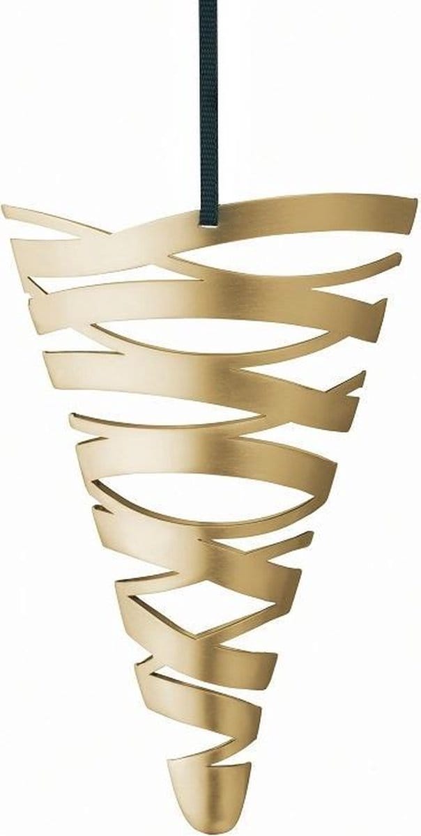 Stelton Tangle Ornament / Hanger Kegel - messing