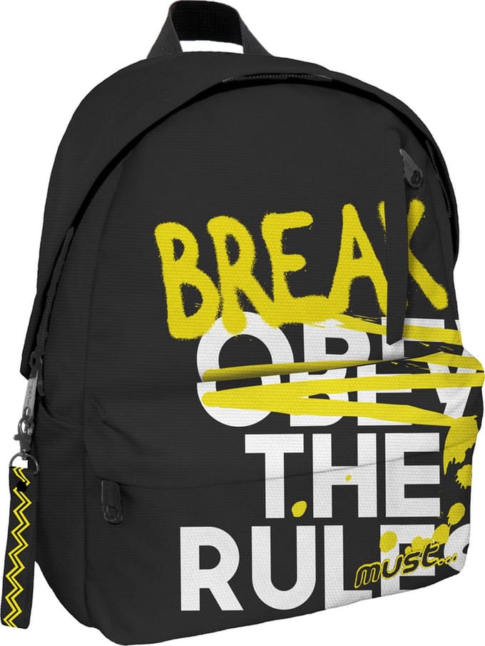 Must Rugzak Break the Rules - 42 x 32 x 17 cm - Polyester