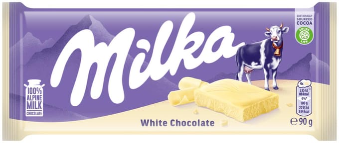 Milka Chocolat blanc 90 g
