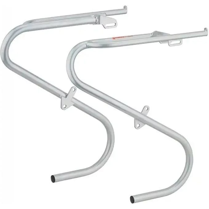 Zilveren bagagerek Tubus Duo Lowrider