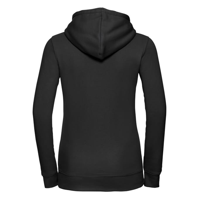 Russell Dames/Dames Authentic Hoodie (Zwart)