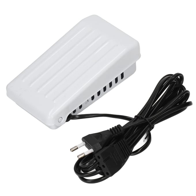 Naaimachinevoetpedaal 3 Gaten Milieuvriendelijk Compact Wit Naaien Variabele Snelheid Voetbediening voor Thuis EU PLUG white