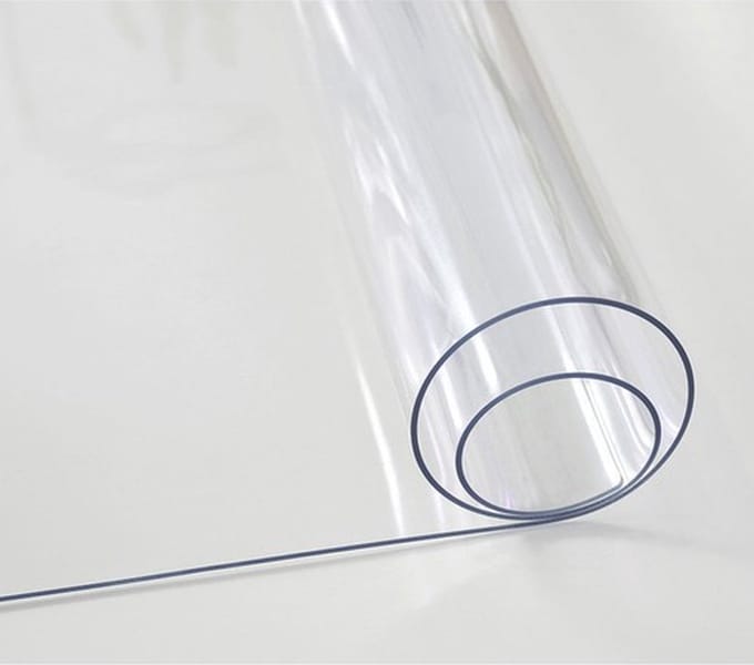 Ruhhy Tafelbeschermer Transparant 120x60cm - Polycarbonaat Tafelzeil - Duurzaam en Veilig