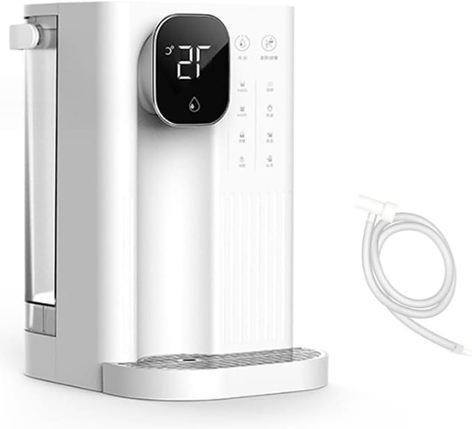 Heetwater Dispenser - Mini Water Dispenser - Direct Warm Water - 3 Seconden Verwarming - 3 Liter Tank - Wit