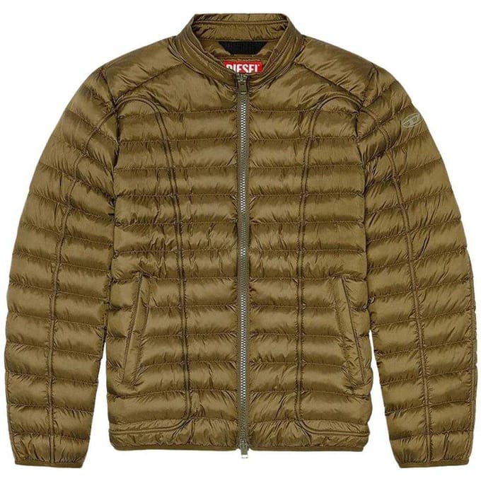 Diesel Unisex Volwassen Gewatteerde Jas (Groen)