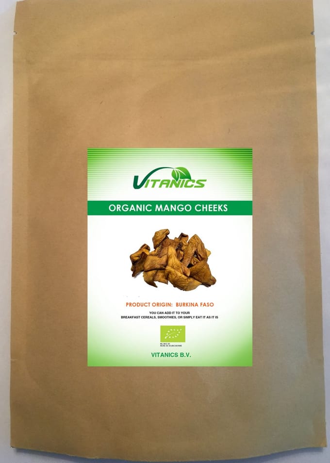 Biologische Mango Plakken Gedroogd 500g