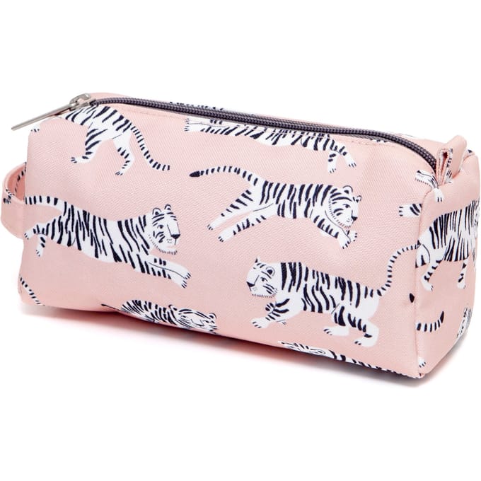 Petit Monkey etui tijger wit