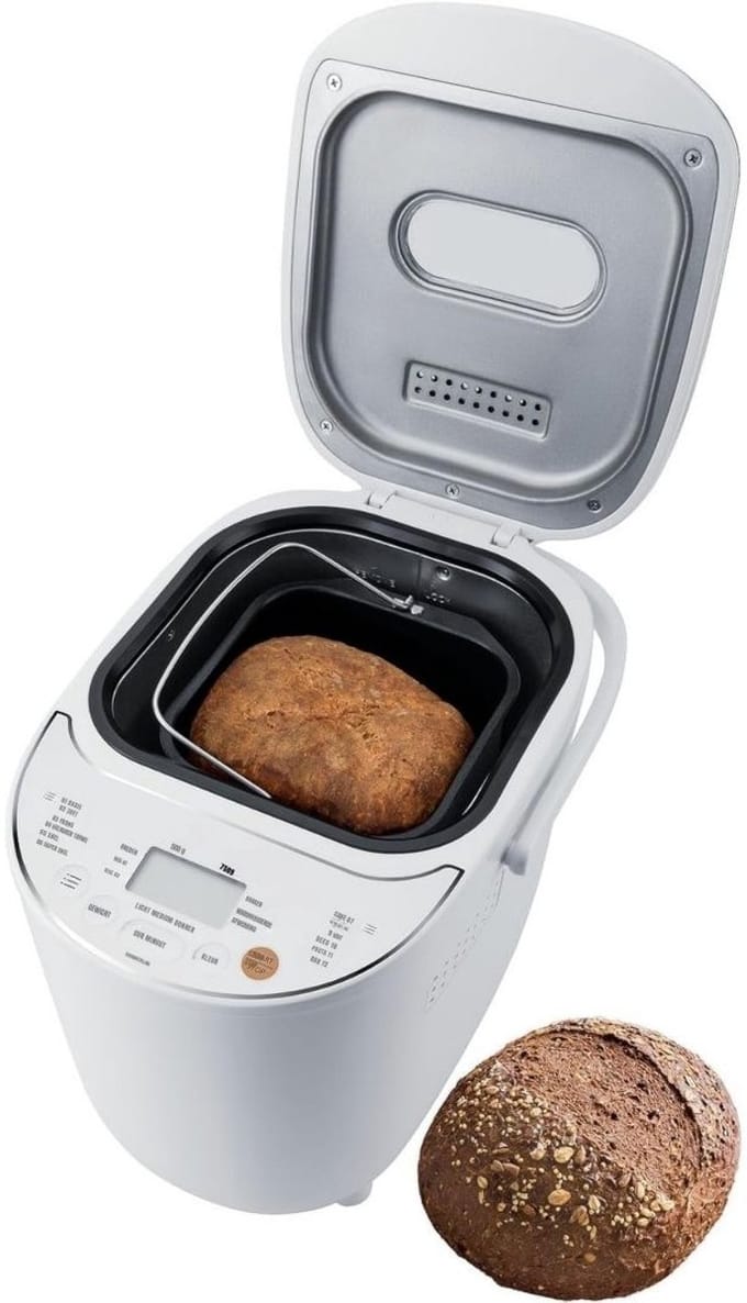 Florixa® Broodbakmachine - Broodbakmachines - Broodbak machine - Wit - 34cm x 28cm x 24cm