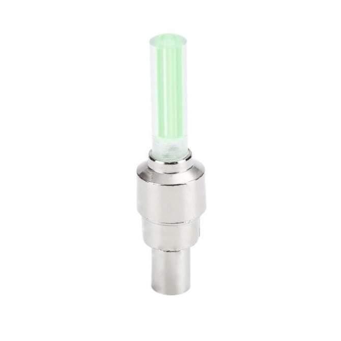 Capuchon de valve décoratif - LED - 1 pièce - Gris - Pour voiture - Éclairage néon