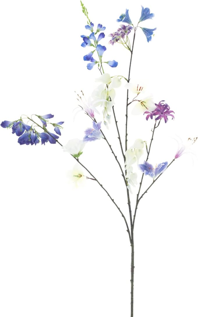 Gemixte Kunstbloementak 119cm Blauw