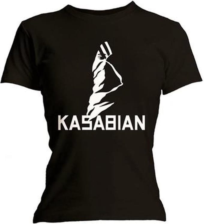 Kasabian - Ultra Black Dames T-shirt - XL - Zwart
