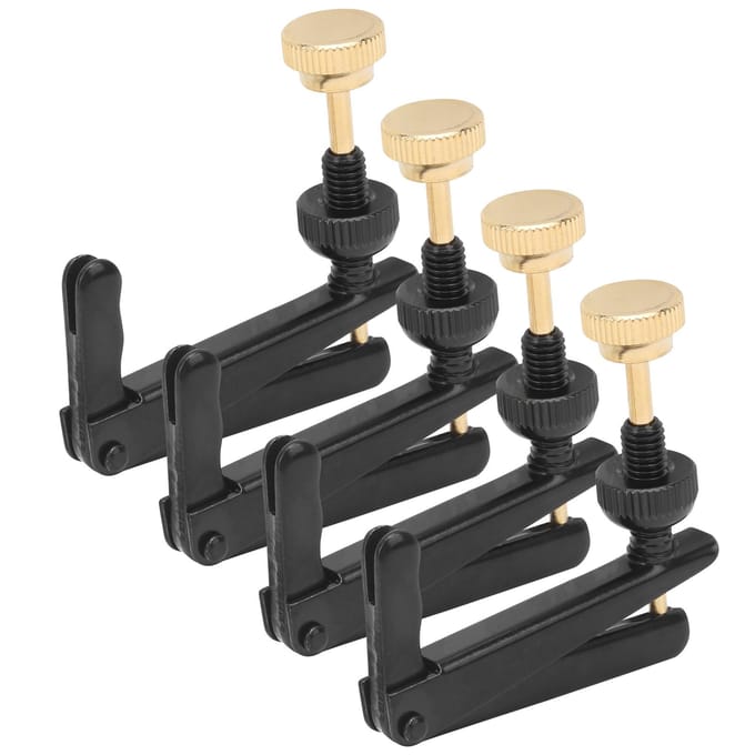 4 stuks viool fijnstemmers 3 4‑4 4 cello onderdelen snaar gereedschap vervanging instrument accessoires zwart zwart