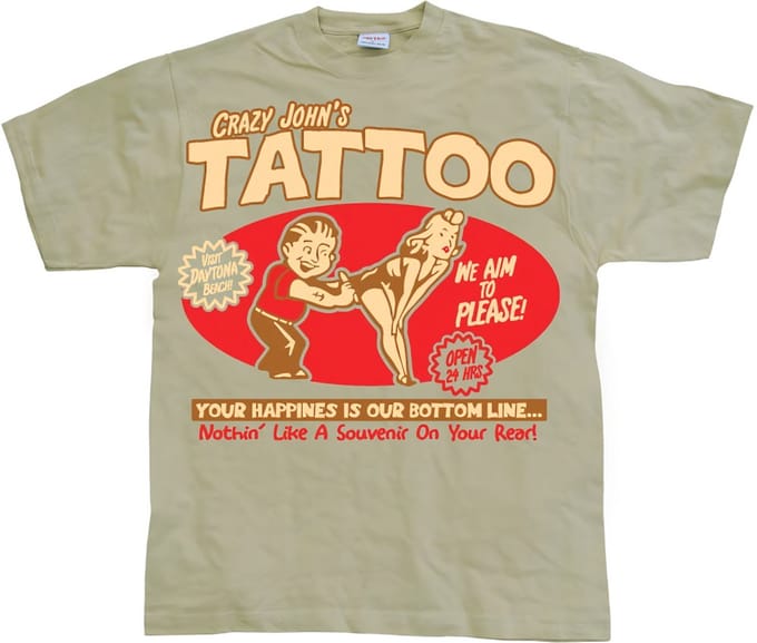 Hybris Crazy John's Tattoo T-shirt SH-1-11071-LFH3-6