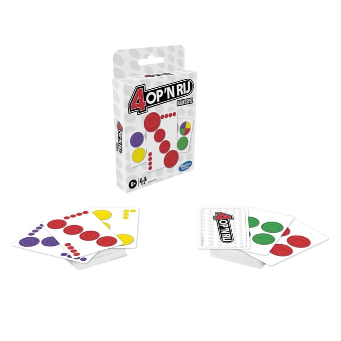 Hasbro Gaming 4 op 'n rij kaartspel Bordspellen