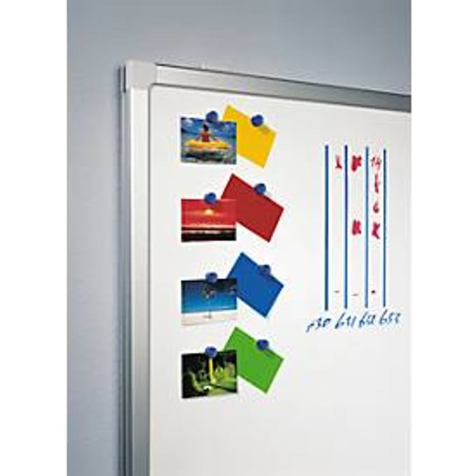 Krasbestendige magneten Legamaster, 10 stuks, wit