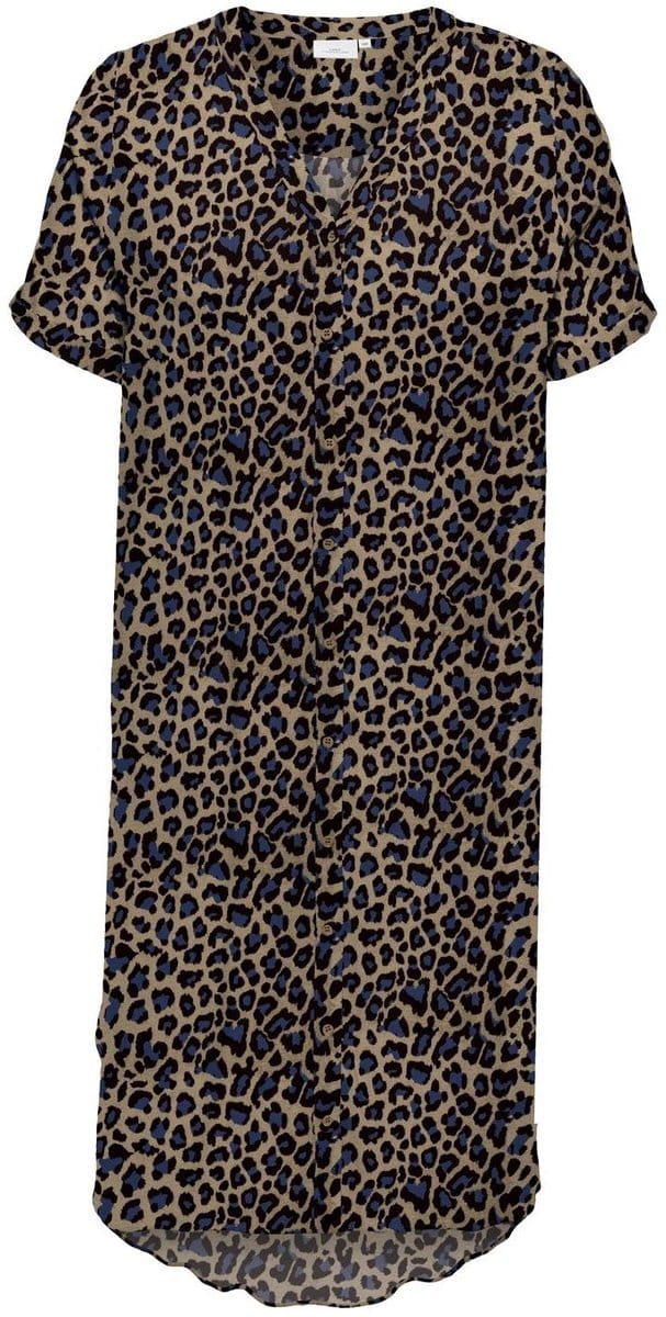 ONLY Carmakoma Blousejurk CARBABOOST Midi-jurk