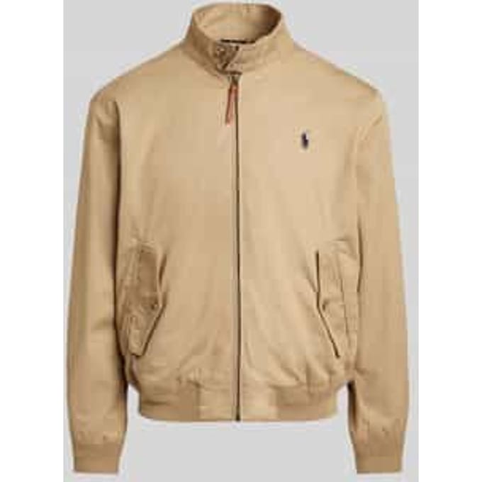 regular fit blouson van puur katoen