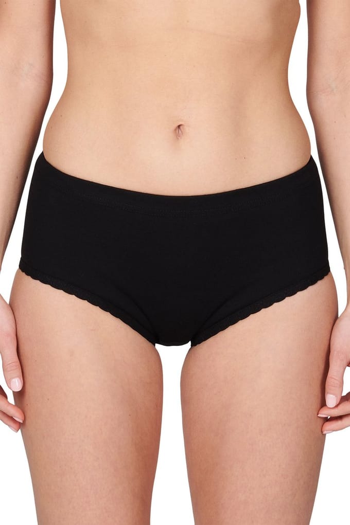 Beeren Belinda dames taille slips - 2-pack - Maat 48 - Zwart