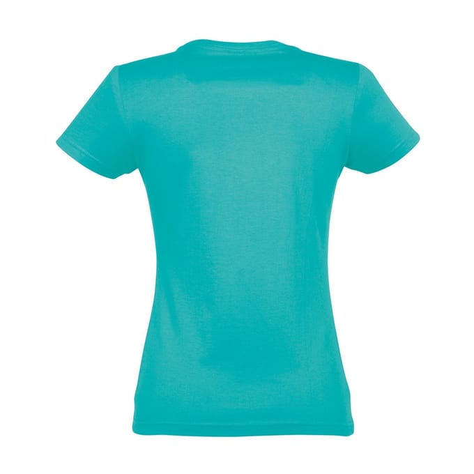 SOLS Dames/dames Imperial Heavy Short Sleeve T-Shirt (Caribisch Blauw)