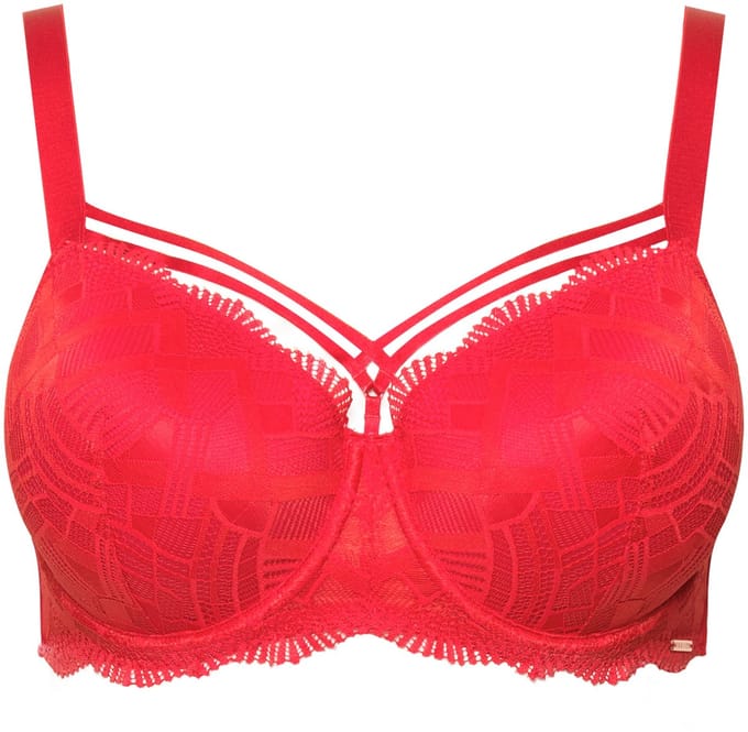 TruYou - Dames - Beugelbeha sierbandjes zachte cups kant - Salsa - Maat 85B