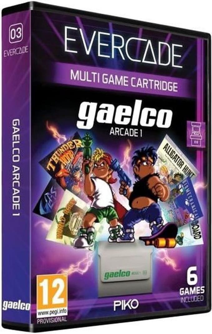Evercade - Gaelco Arcade cartridge 1 - 6 games