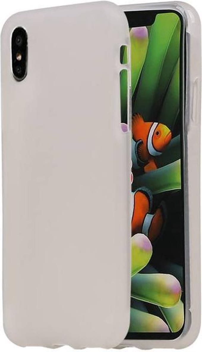 BestCases.nl Apple iPhone X TPU back case hoesje Wit