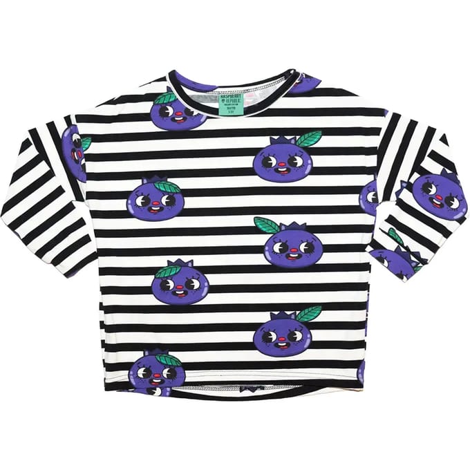 T-shirt met lange mouwen kind Raspberry Republic Blueberry Blast