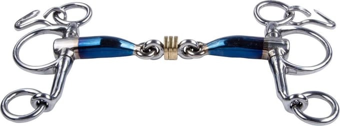 Pelham voor paard Trust Sweet Iron Baby Brass Ring