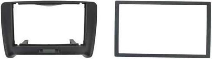 ECO 2-DIN FRAME AUDI TT 2007-> soft touch zwart