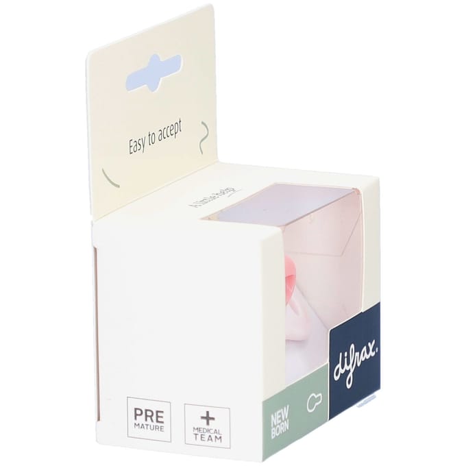 Difrax fopspeen little venture newborn Light Pink unisex