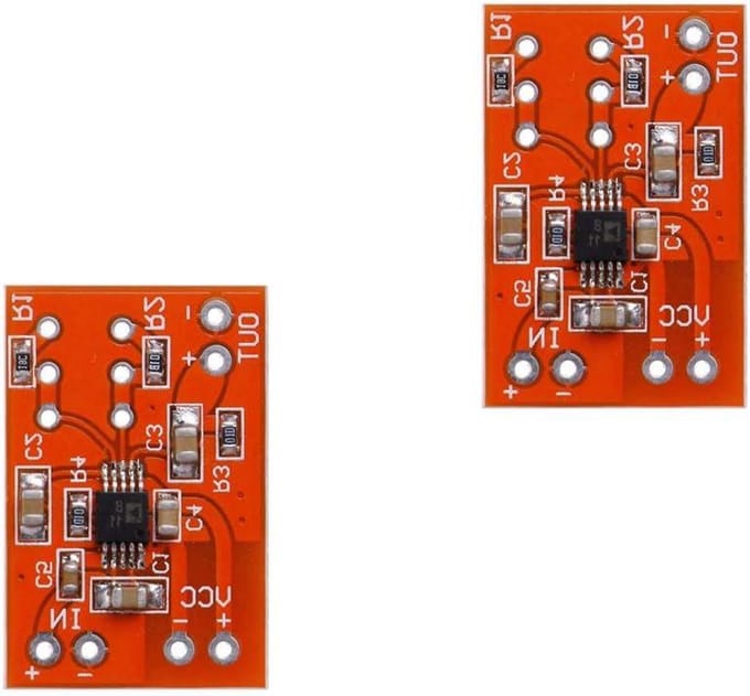 Microfoon Preamp Module - Audio Versterker - Geluid Opnemen - Ingebouwde Compressie - 23 x 15 mm - Groen