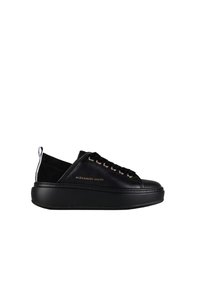asbcwhw-0525-tbk Alexander Smith Vrouwen leder zwart