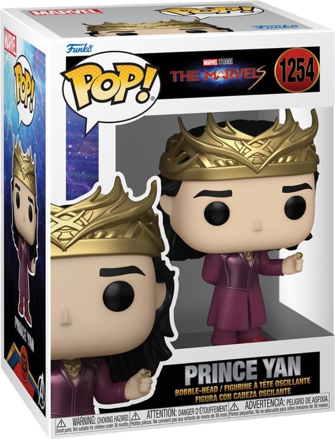 Pop Marvel: The Marvels - Prince Yan - Funko Pop #1254