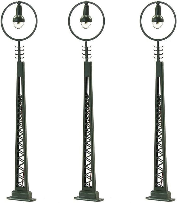 Modelspoor lichtmasten N-schaal 1:150 - LED verlichting voor modelspoorbaan