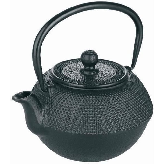 Théière IBILI - 0,72 L - Fonte noire - Intérieur émaillé noir