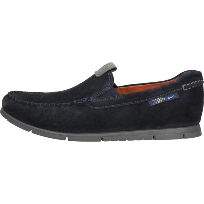 Bugatti Clipperton Instappers blauw Suede - Maat 41