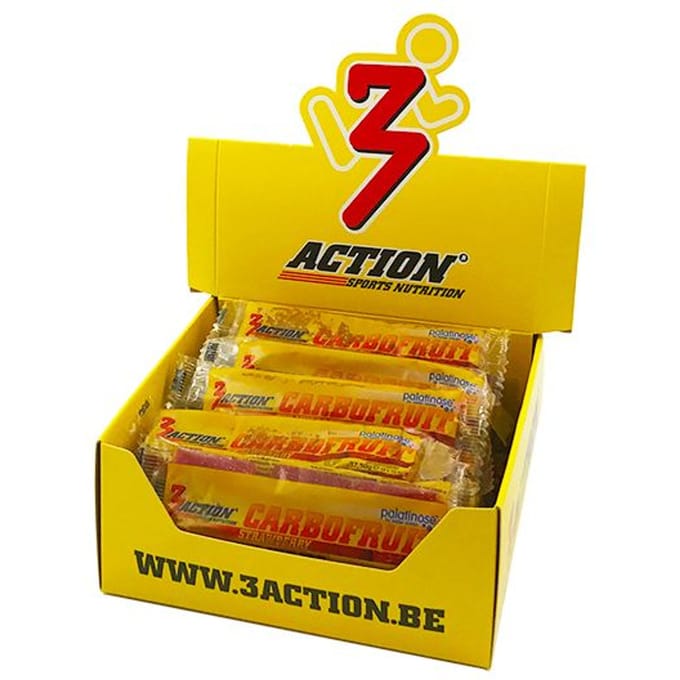 3Action Carbofruit Aardbei - doos 25 stuks 25x37,5 Reep