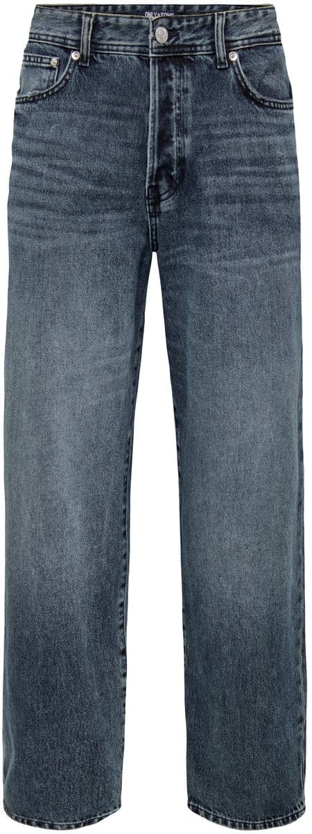 ONLY&SONS - ONSFADE LOOSE BBLK 2333 TAI DNM NOOS - Heren - Jeans