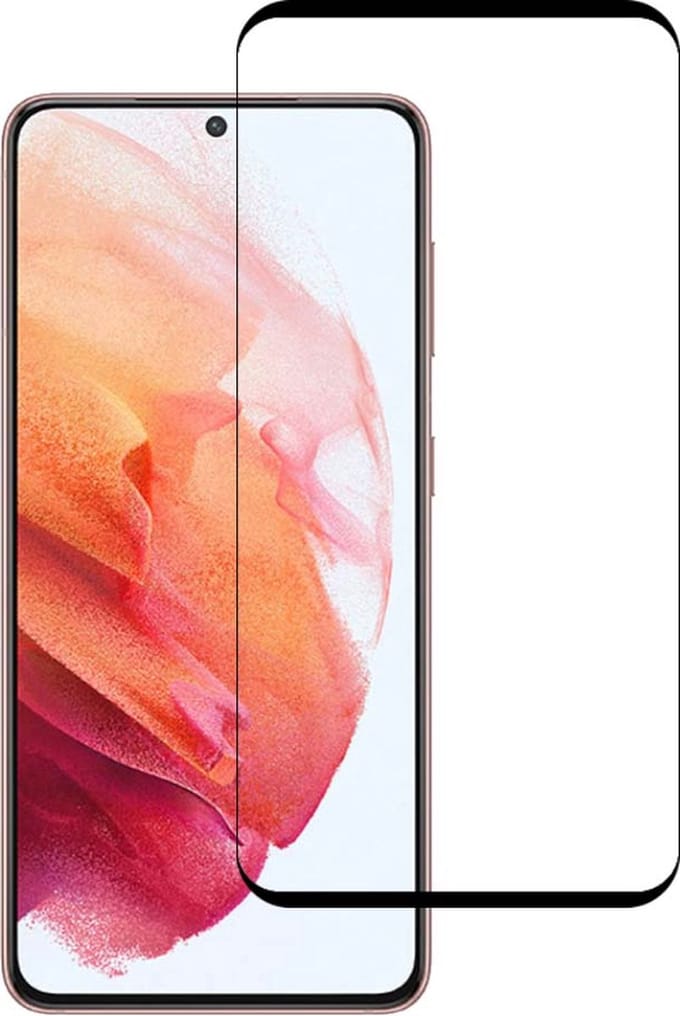 Smartphonica Screenprotector voor Samsung Galaxy S21 van glas geschikt voor Samsung Galaxy S21