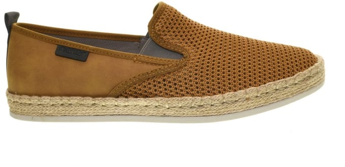 Mosterdgeel Espadrille Mocassin Rieker maat 45