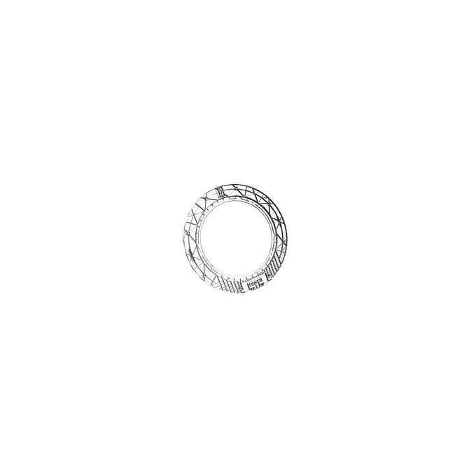 AEG deurkader, achter, grijs, Ø486mm,Mass 140061830067