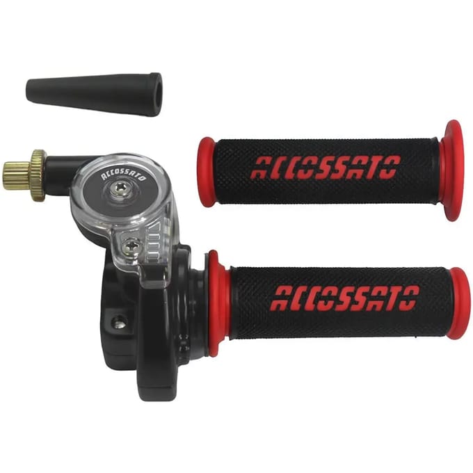 Gasklepbediening met enkele kabel Accossato 2T