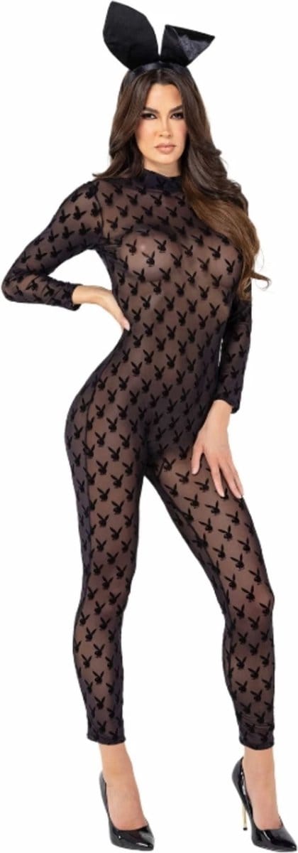 Playboy Lingerie - Playboy Bunny 2-Delige Set - Zwart