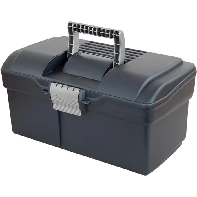 BR Poetsbox Elena met deksel en inzet One Size Donkerblauw