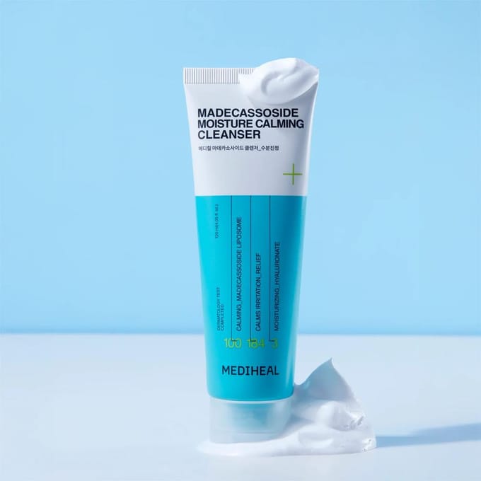 [MEDIHEAL] Nettoyant Hydratant Apaisant au Madécassoside 120ml