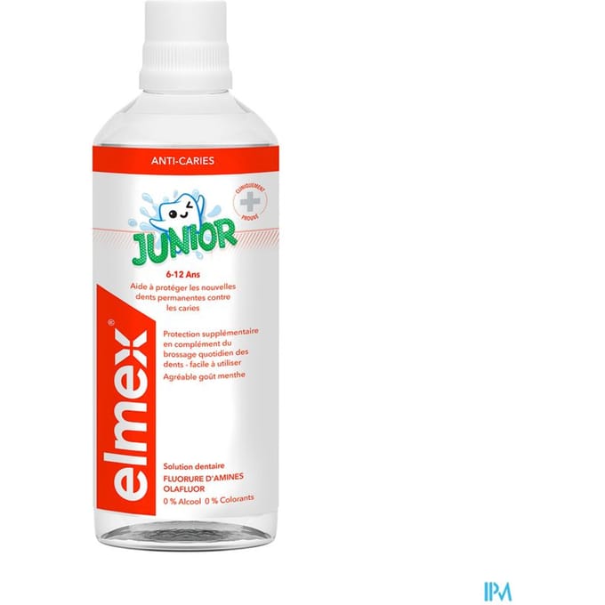 Elmex Junior Tandspoeling met Aminfluoride 6-12 Jaar 400 ml