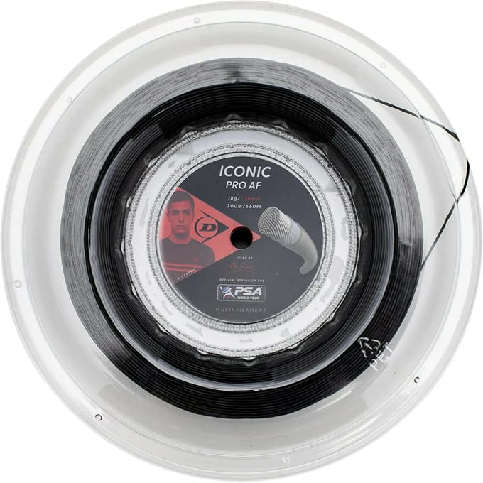 Squash racketsnaren Dunlop iconic pro af